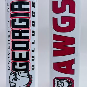 Georgia 20 oz or 30 oz Tumbler - 5 Artwork Options