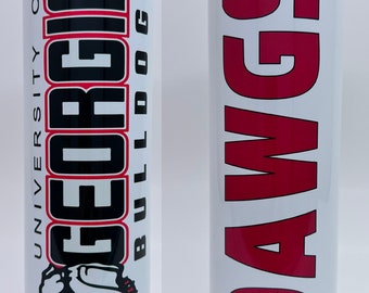 Georgia 20 oz or 30 oz Tumbler - 5 Artwork Options