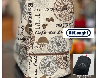 Delonghi-Funda guardapolvo personalizada para Cafeteras "DeLonghi" con/sin bolsillo frontal
