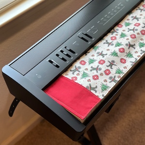 Handmade piano keyboard dust cover for 88 keys