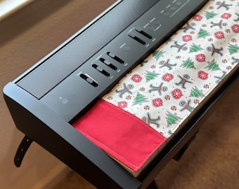 Handmade piano keyboard dust cover for 88 keys