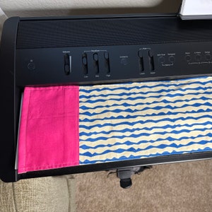 Handmade piano keyboard dust cover for 88 keys