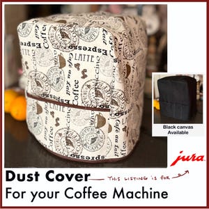 Funda protectora personalizada para cafeteras Jura