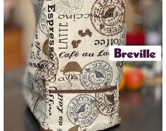 Breville-Custom dust cover for "Breville" Coffee Machine  with/without  front pocket