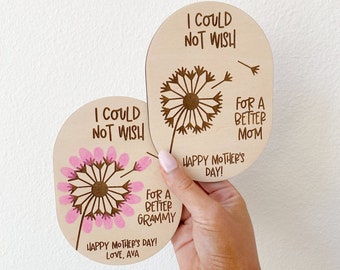 DIY Fingerprint Sign, Custom Fridge Magnet, Mothers Day DIY Gift, Gift For Mom