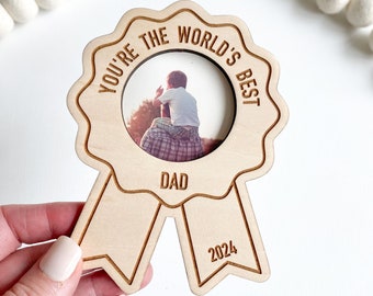 Fridge Photo Magnet, Custom Photo Frame Magnet, Personalized Gifts For Dad, Fathers Day Gift