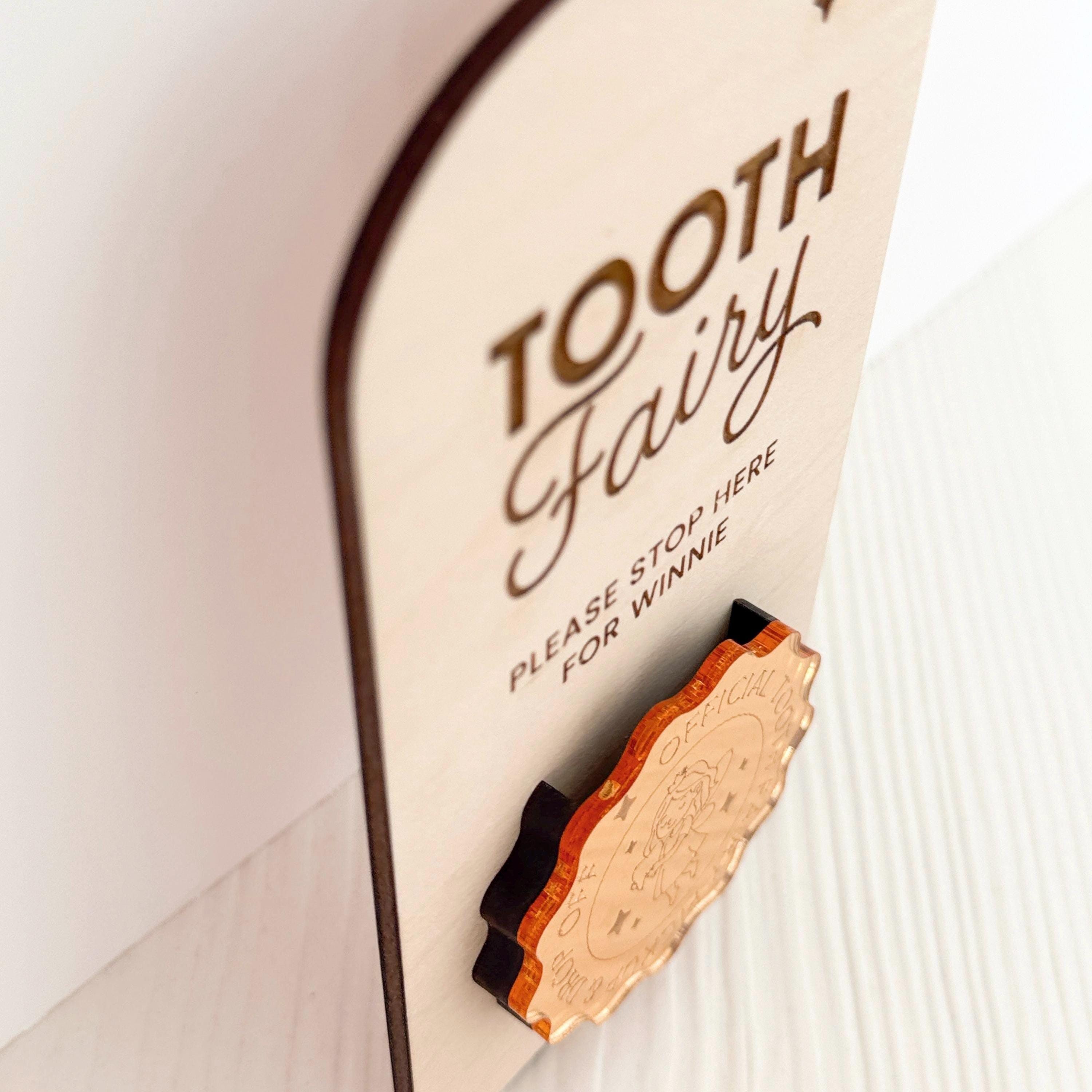 Personalized Wooden Tooth Fairy Door Hanger: Custom Name Keepsake for ...