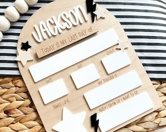First Day Of School Sign, Personalized Back To School Sign, Back To School Gift