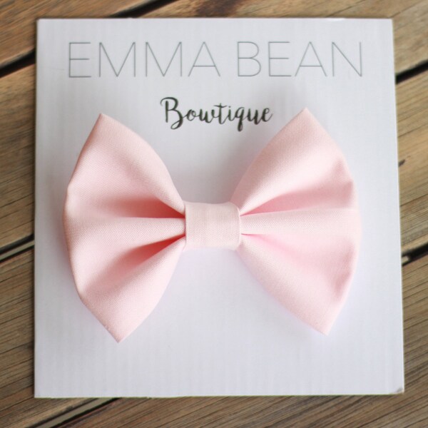 Blush Pink Bow for Hair Etsy