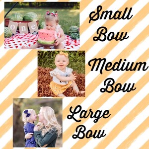 Sunshine Yellow Hair Bow: Handmade Clip or Headband image 9