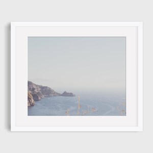 Meeresbrise | Praiano, Italien | Amalfiküste Kunst Fotografie | Minimal Wand Dekor | Küsten Druck