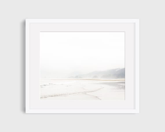White Space | Cannon Beach, Oregon | Ocean Art Photography | Minimal Wall Decor | Coastal Print