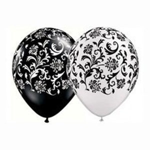 10 assorted Damask balloons latex party supplies 11 inch balloon