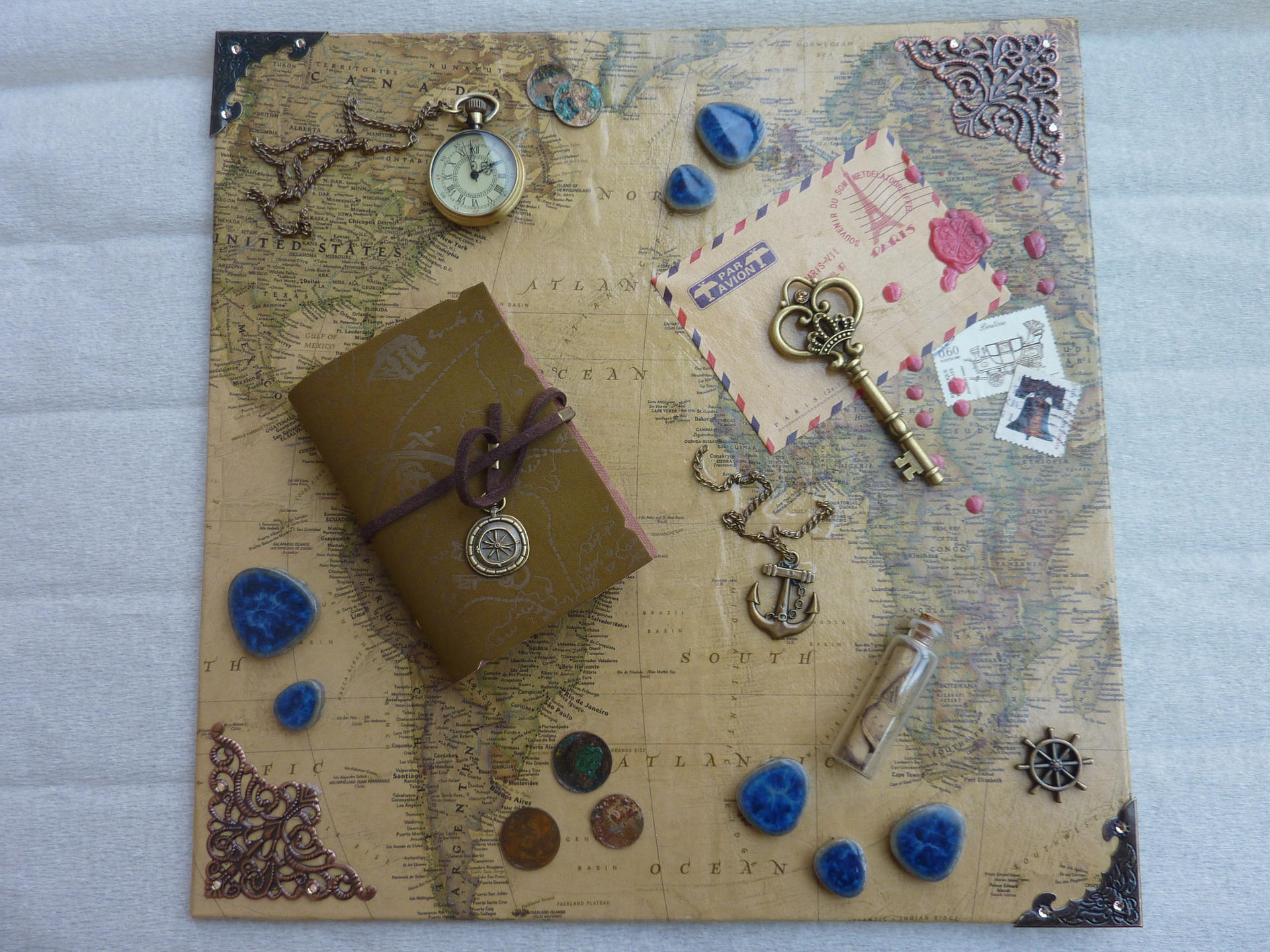 Tableau Carte Ancienne Explorateur