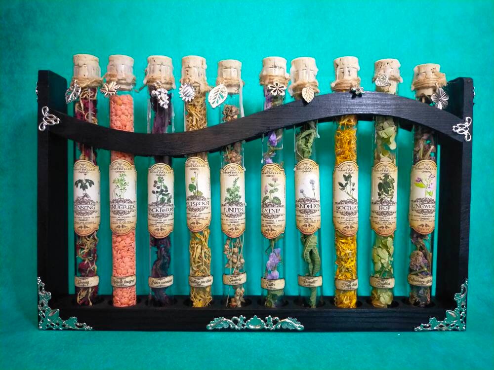 Présentoir Apothicaire Plantes Médicinales