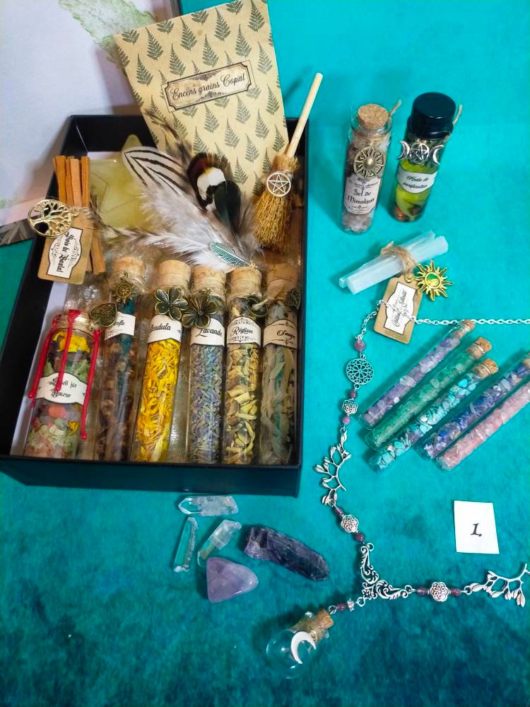 Coffret Kit Débutant Pour Rituel Sorcière