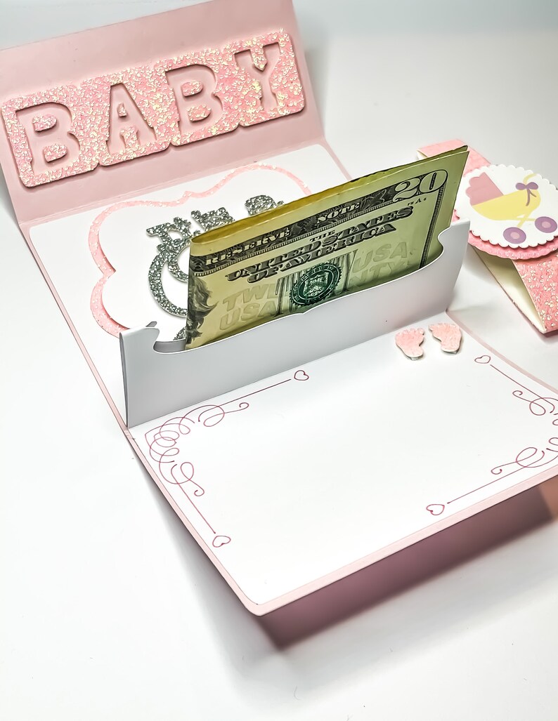 Baby Shower Gift Card Holder Pop up Money/gift Card Envelope Etsy