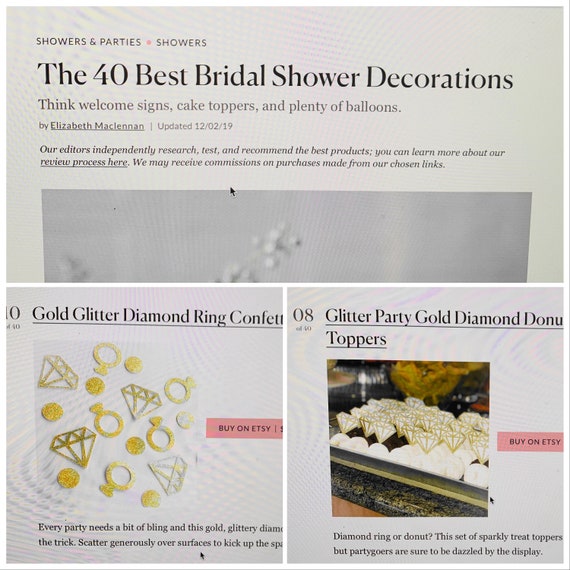 Diamond Cake Toppers Rose Gold No. 4 Diamond Cake Toppers Rose Gold No. 4