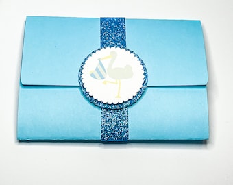 Baby shower gift card holder, Pop up money/gift card envelope