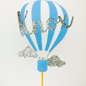 Hot Air Balloon Cake Topper Hot Air Balloon Decorations Hot image 2