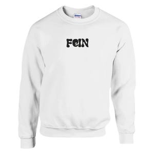 Sudadera unisex clásica con cuello redondo y bordado de FEIN