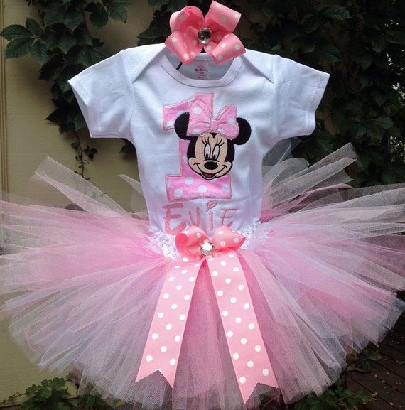 baby minnie mouse 1st birthday outfit