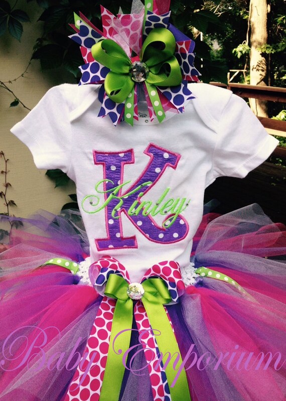 lime green and purple outfits