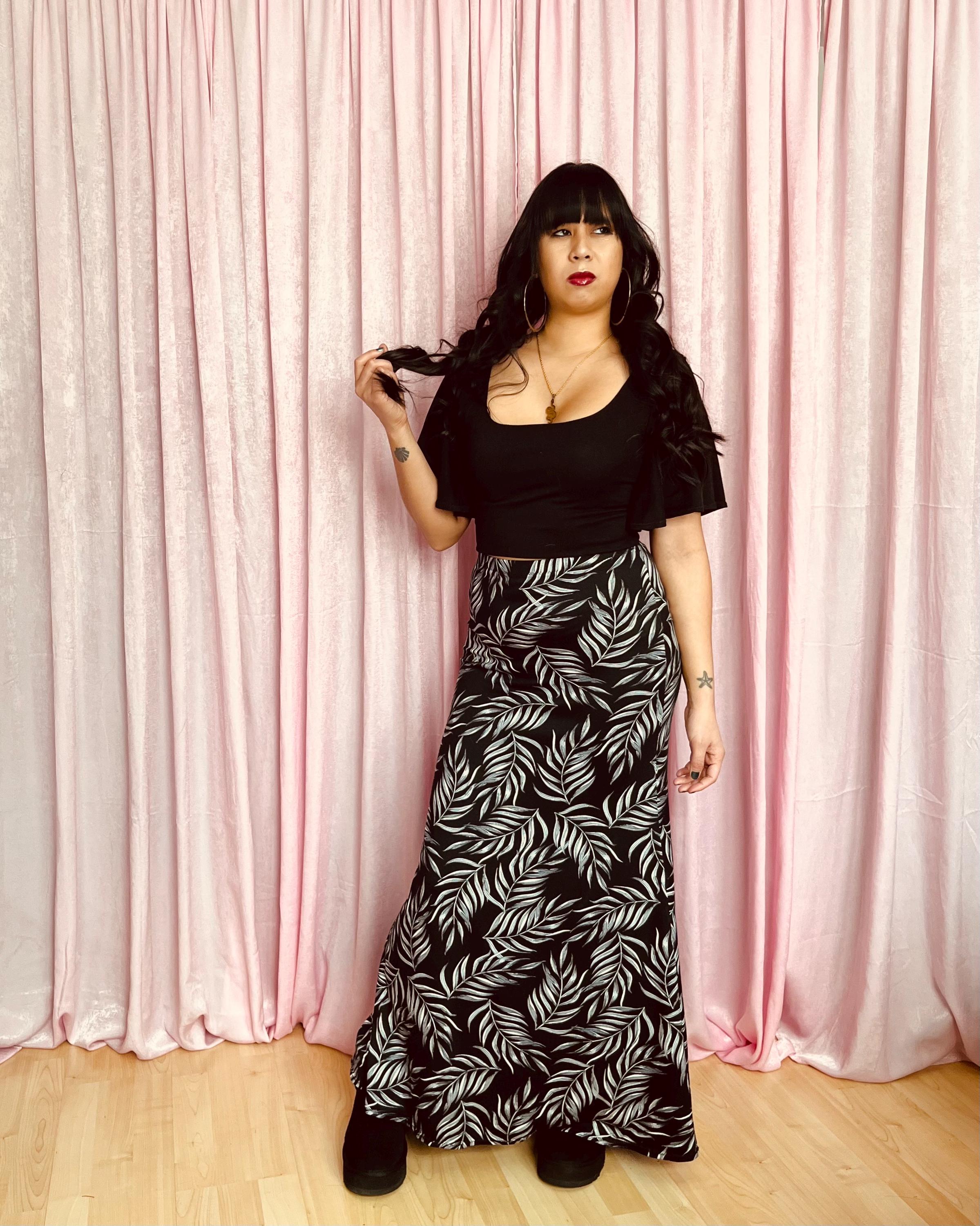 Maxi Skirt CARRIED AWAY // High Waisted Maxi Skirt for Women