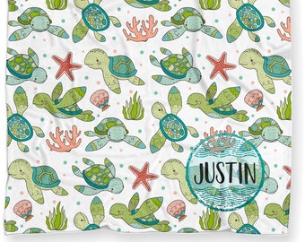 sea turtle baby bedding