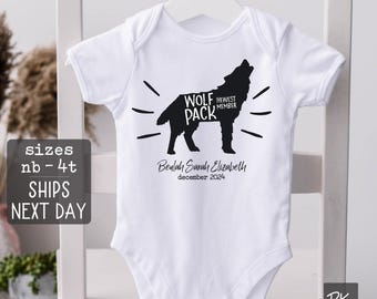 Wolf Pack Baby Onesie®: Newest Member Gift