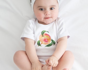 Mom's Little Peach Shirt Boy or Girl, Peach Baby Shower Gift, Summer Theme Shirts & Onesies® Peach Baby Clothes Onesies, Georgia Peach Shirt