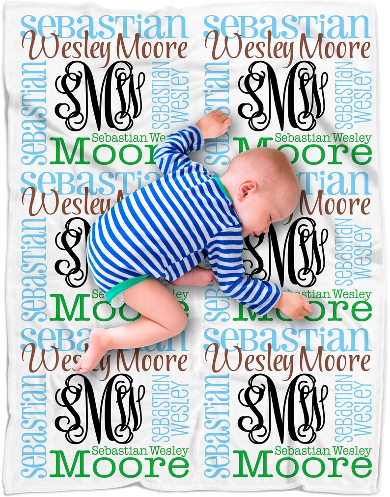 Linge De Lit Pour Bebes Personnalise Bebe Naissance Bloc Couverture Polaire Brode Nouveau Ne Cadeau Nom Date Bebe Puericulture