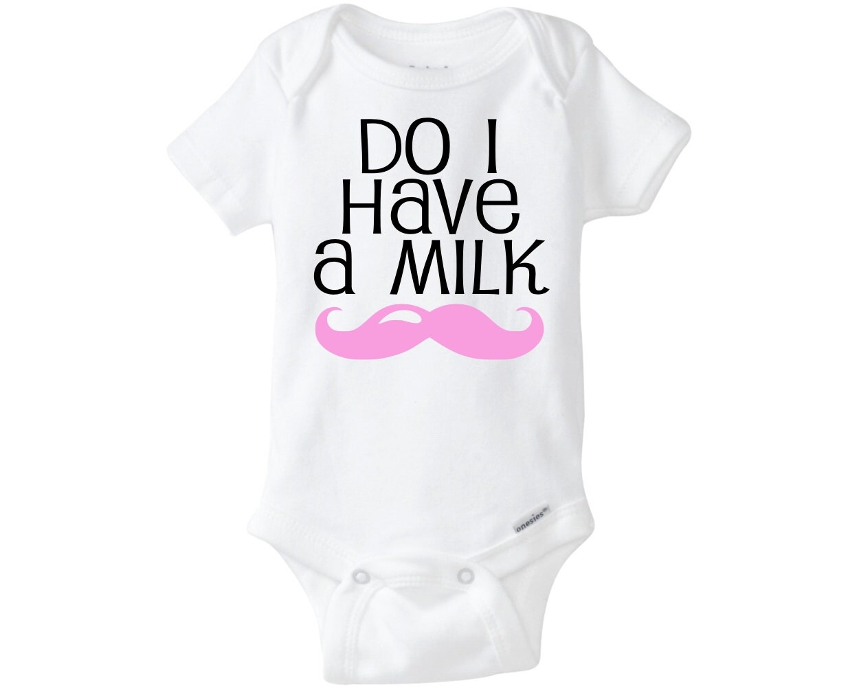 mustache onesie