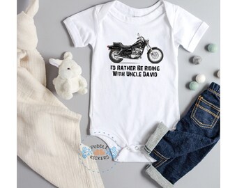 Motorcycle Baby Onesie: Customizable Riding Buddy Gift