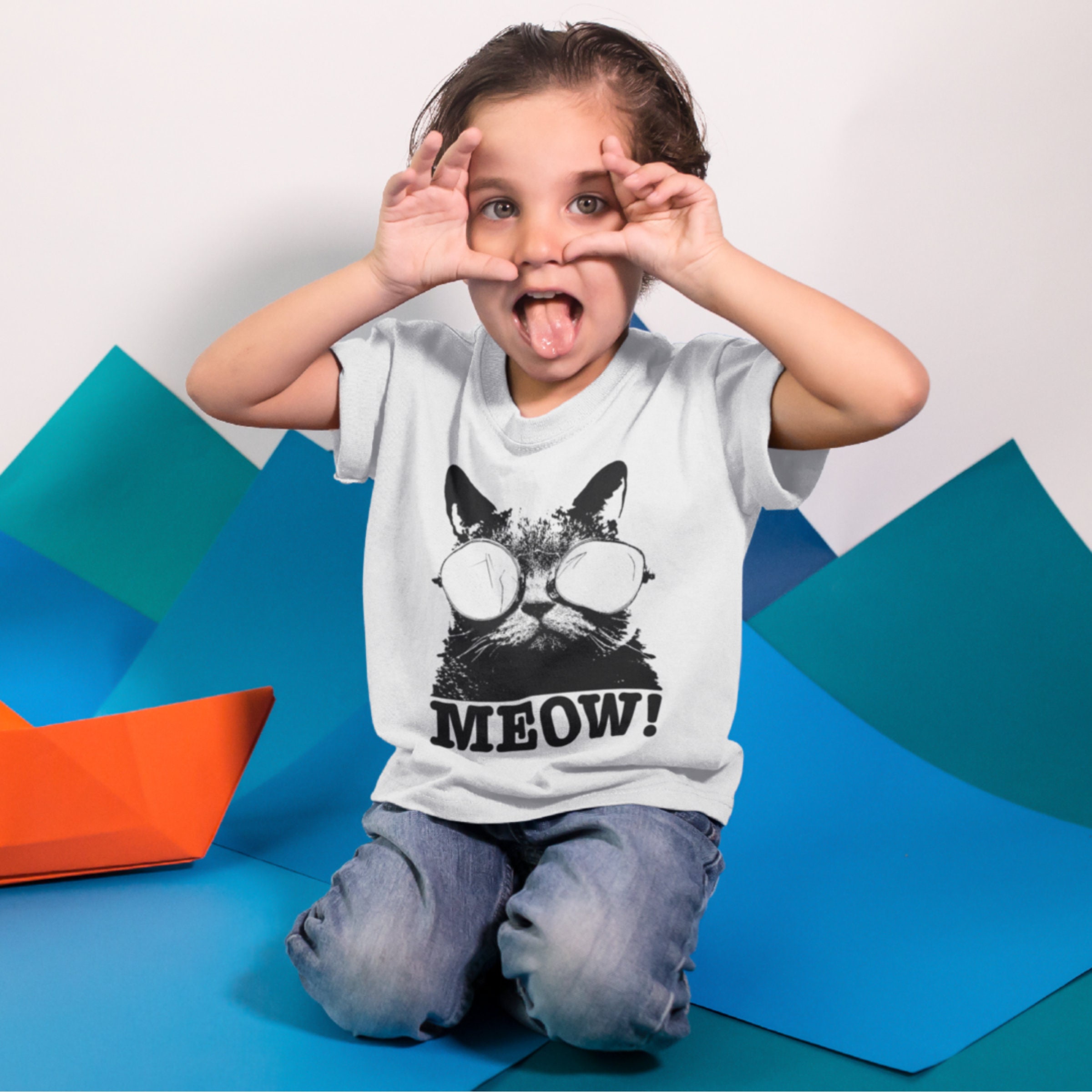 Cool Cat Onesie® Hipster Black Cat Baby Shower Gift for Baby Etsy