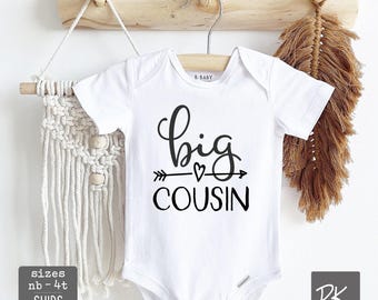 Personalized Big Cousin Bodysuit: Pregnancy Announcement Shirt