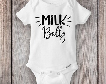 Body de bebé Milk Belly Baby Onesie®: Divertido body para bebé