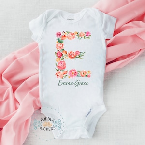 cute monogrammed baby girl clothes