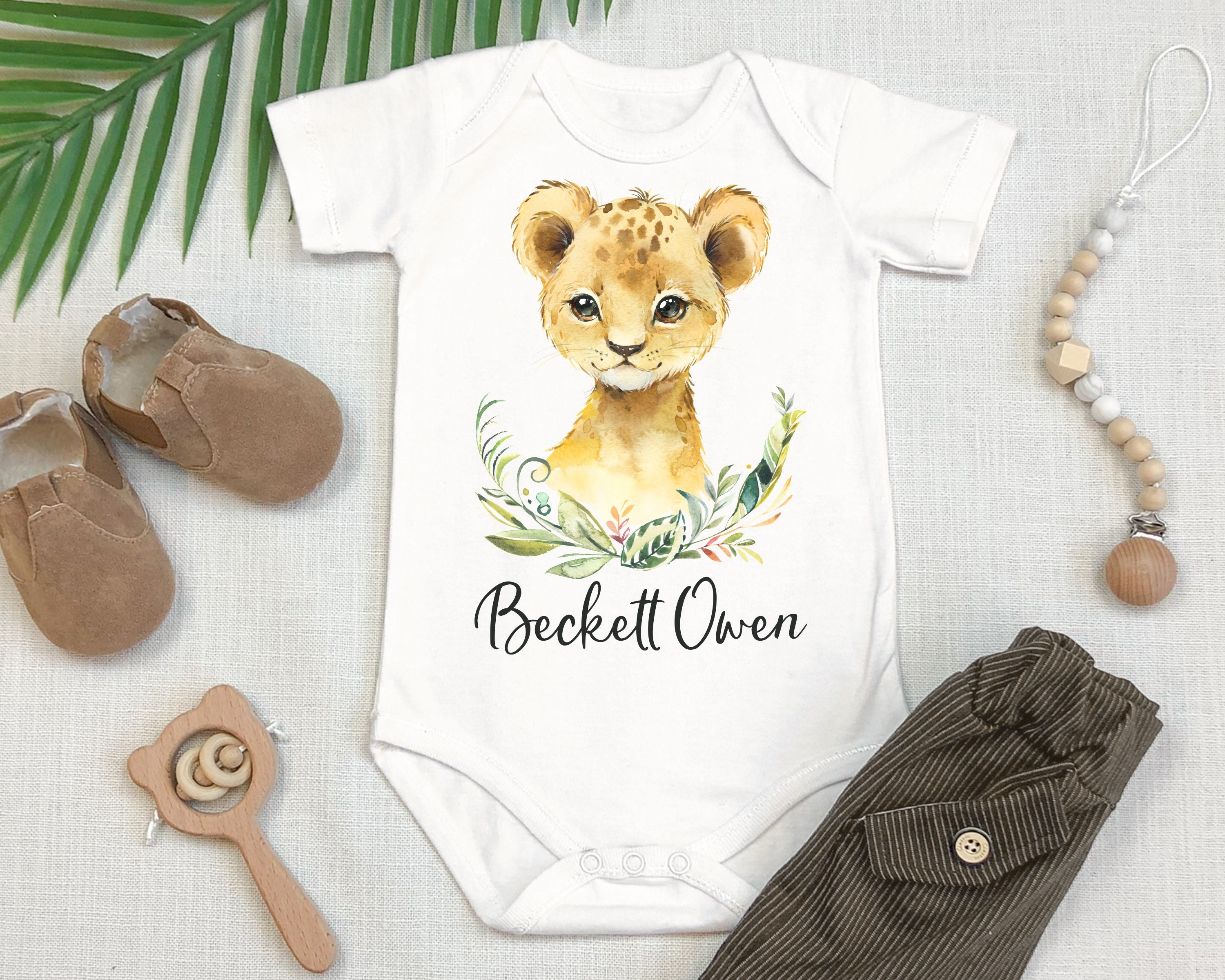 Lion Onesie Etsy