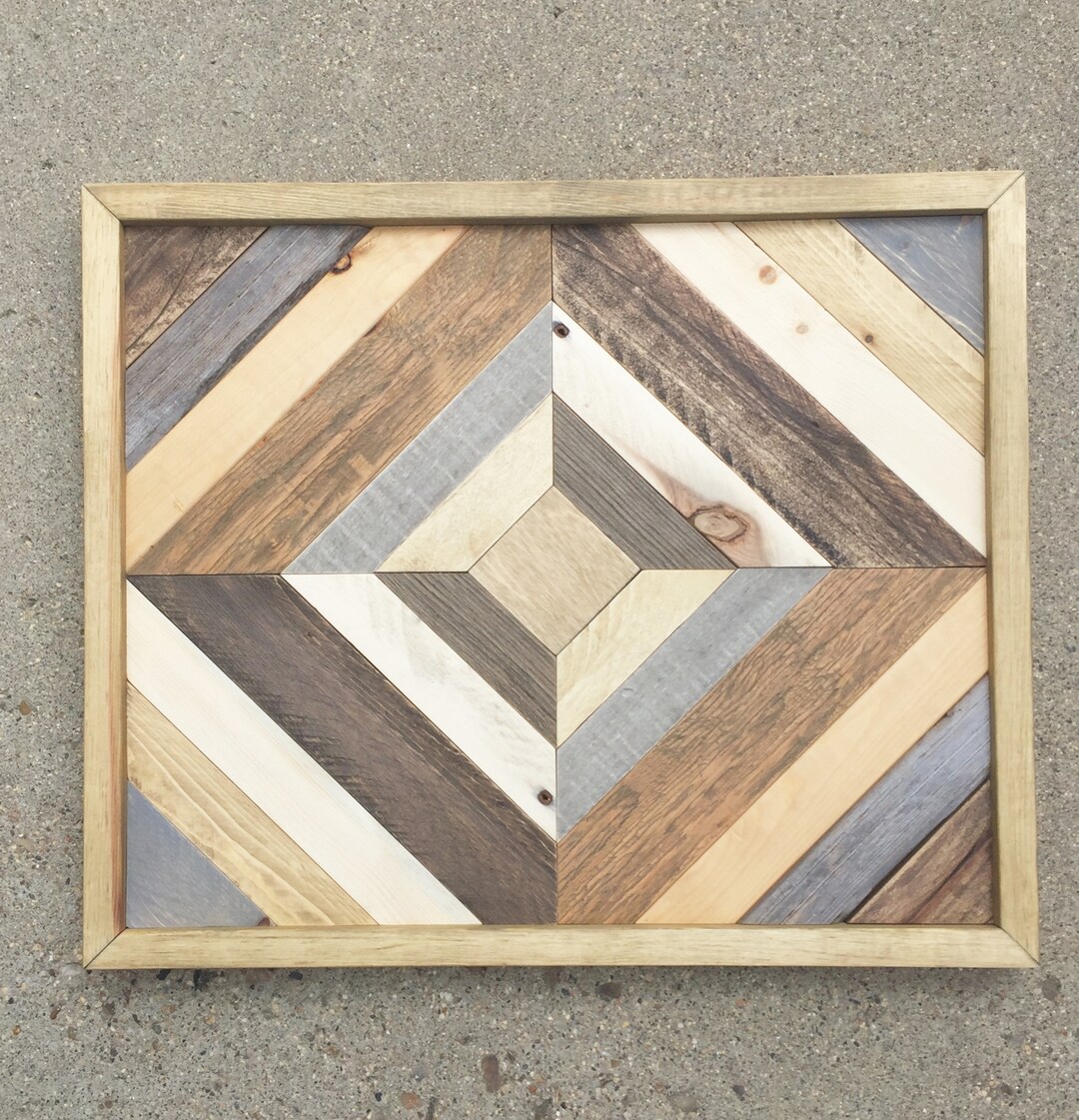 Reclaimed Wood Wall Hanging. Reclaimed Wood Decor. Wall Decor Etsy