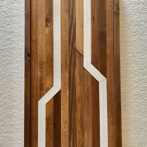 Reclaimed Wood Wall Hanging. Reclaimed Wood Wall Art. Wall Decor Bild 1