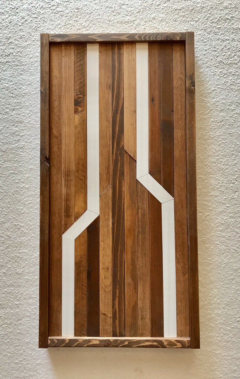 Reclaimed Wood Wall Hanging. Reclaimed Wood Wall Art. Wall Decor image 1