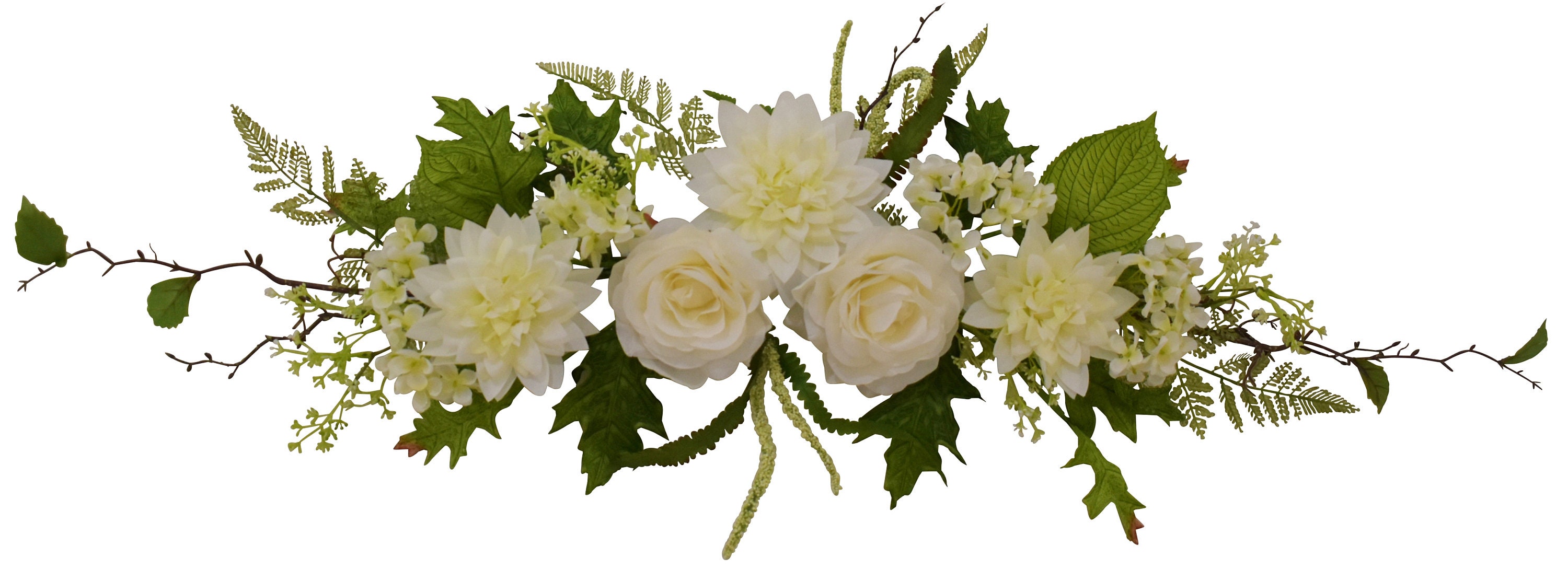 32 Rose/dahlia/hydrangea Swag Flower Garland for Etsy