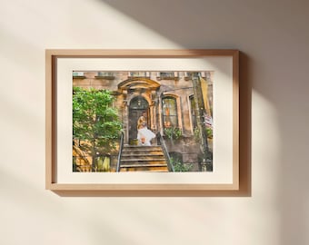 Carrie's Apartment Watercolor Painting Unframed Matte Poster Art Print