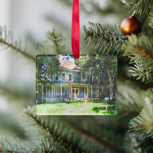 Lorelai&#39;s House Watercolor Clear Rectangle Acrylic Ornament