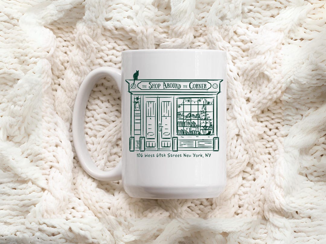 Shop Around the Corner You've Got Mail White Glossy Mug - Etsy