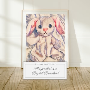 Stampa artistica digitale di Cuppy Watercolor Painting