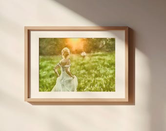 Love Story Aquarell Malerei Ungerahmt Matt Poster Kunstdruck