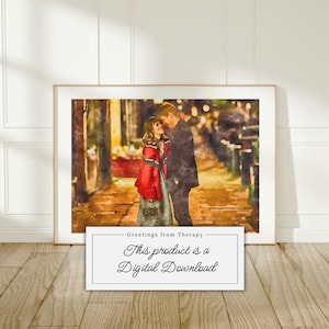 About Time Watercolor Painting Digital Art Print