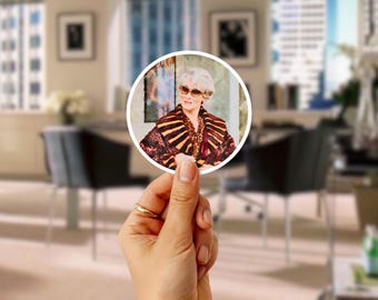 Miranda Durable Bubble-Free Vinyl Retro Sticker